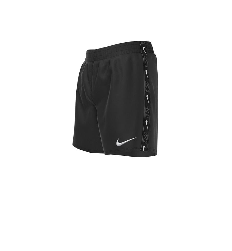 Short de Bain Volley 4" Logo Tape - Noir