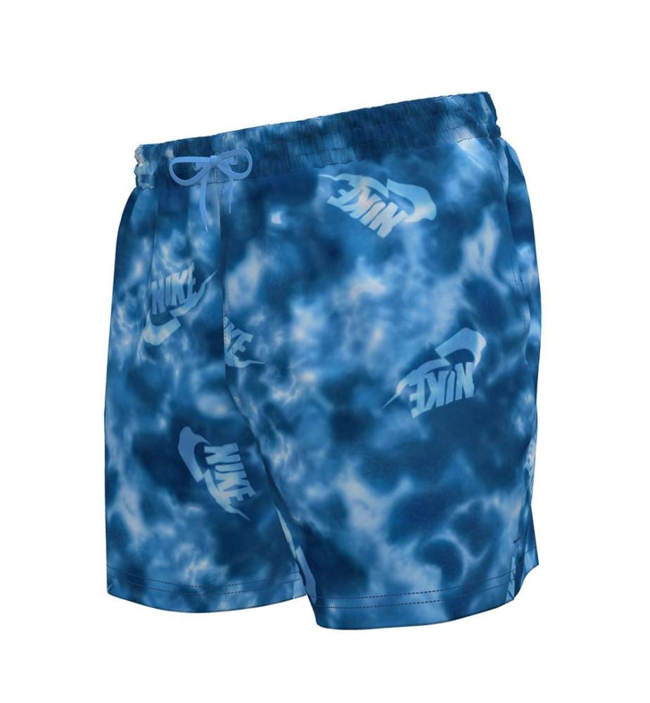 Short de volley 5" Water Tie Dye - Bleu