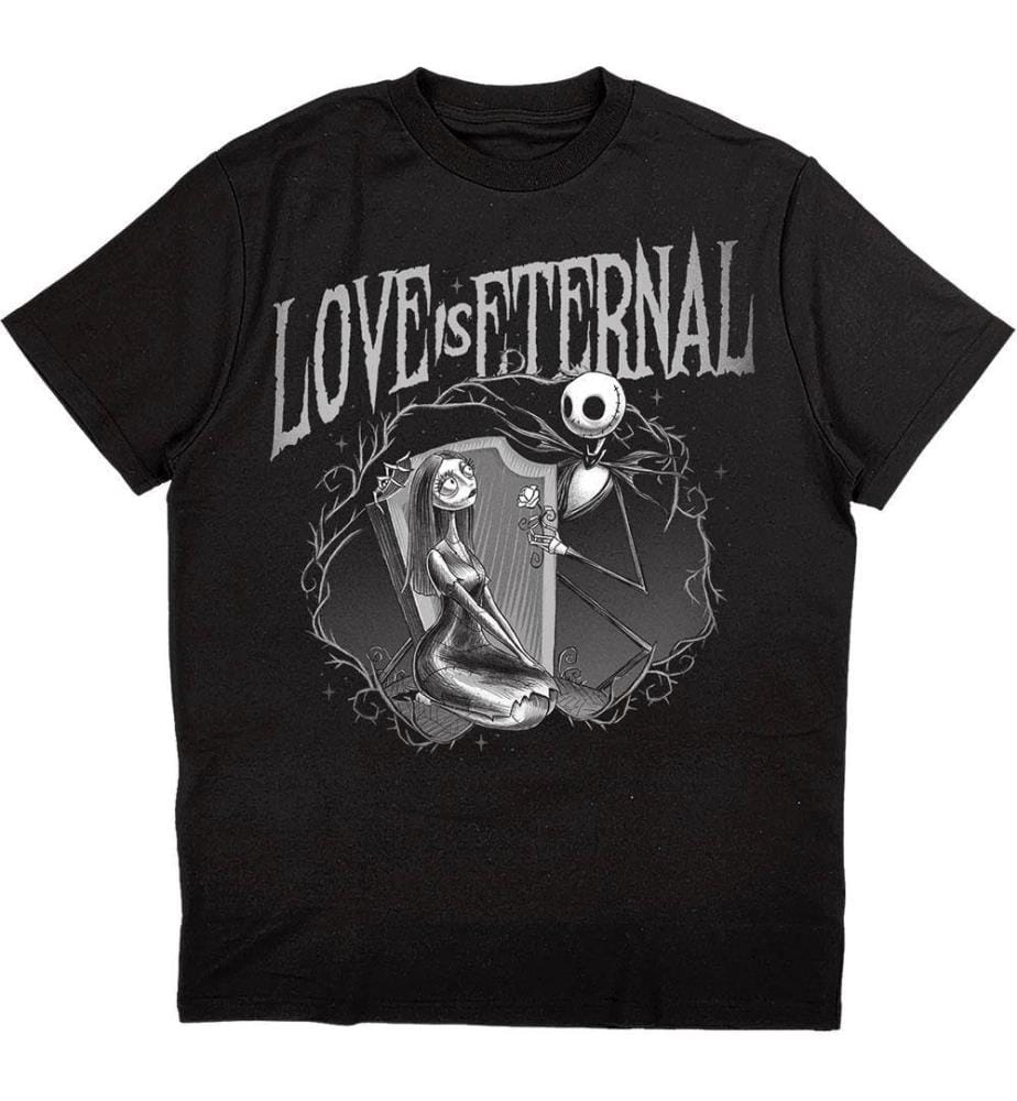 Nightmare Before Christmas - T-shirt LOVE IS ETERNAL - Adulte