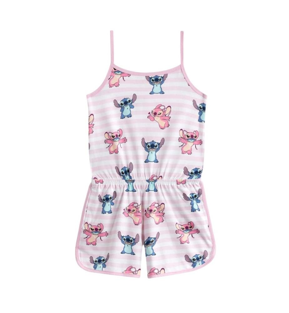 Lilo & Stitch - Combishort sans manches motif Stitch et Angel - Fille