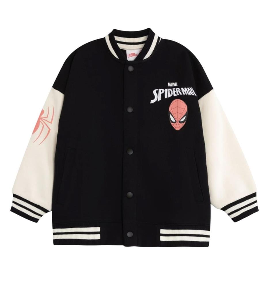 Spider-Man - Blouson d´université motif/style Logo brodé - Garçon