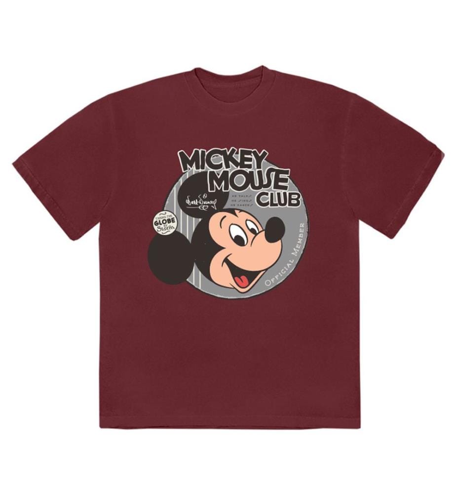 Disney - T-shirt motif Mickey Mouse motif/style trèfle - Adulte