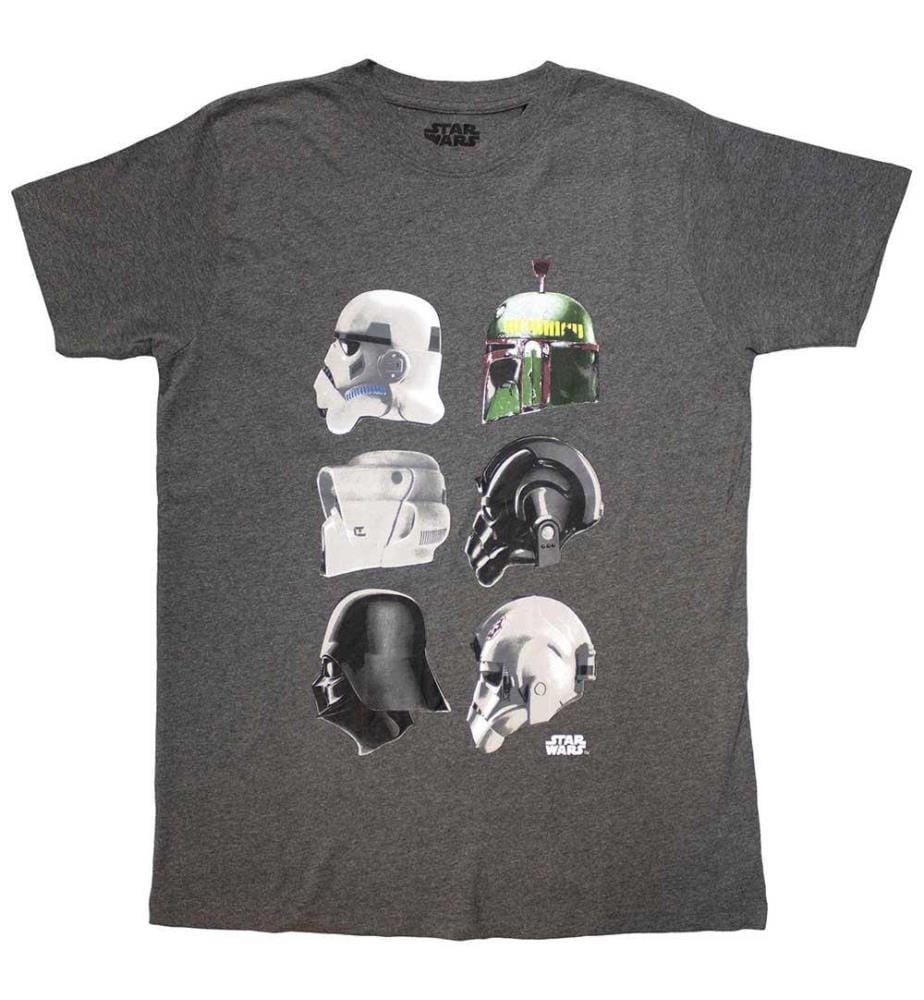 Star Wars - T-shirt HELMET PROFILES - Adulte