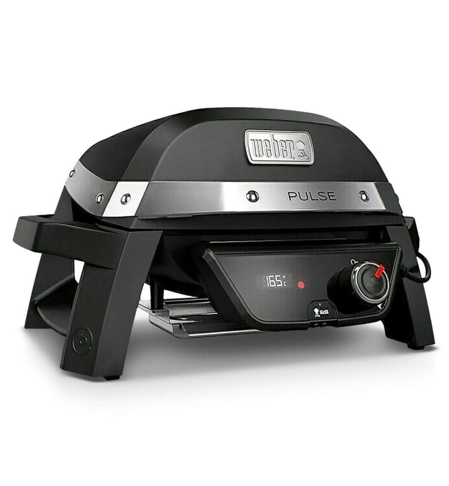 Barbecue Électrique Connecté Pulse 1000 - Noir et Argenté