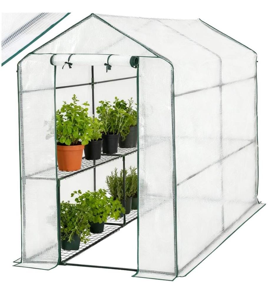 Serre de jardin souple 2,23 m² - blanc