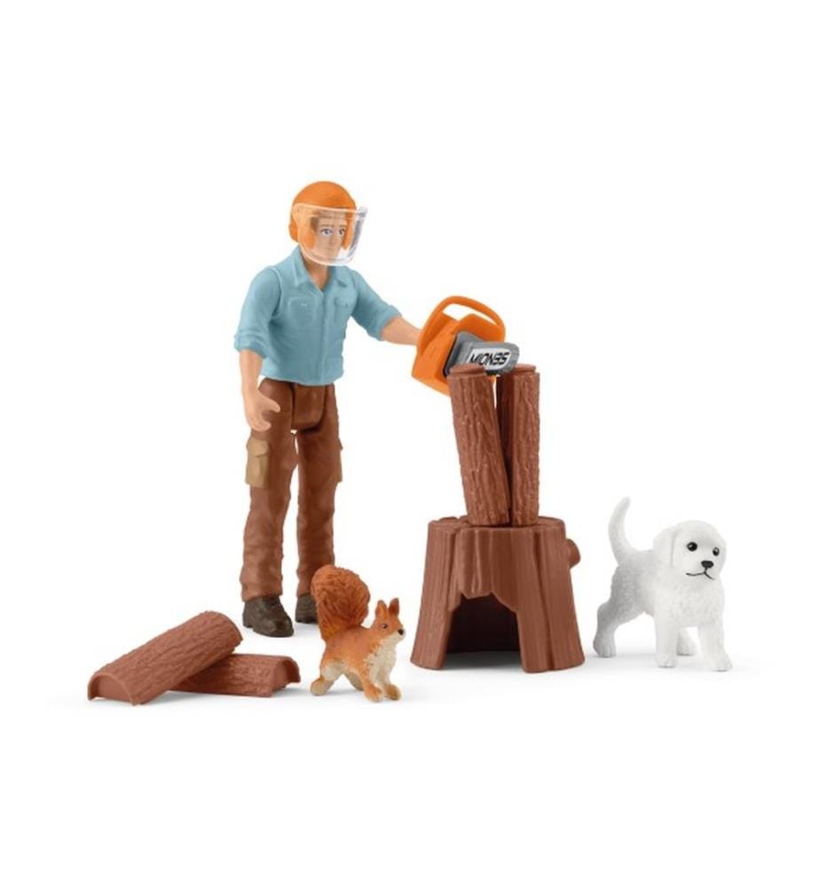 81475 - Coffret de poche Schleich Forêt- Vert et marron