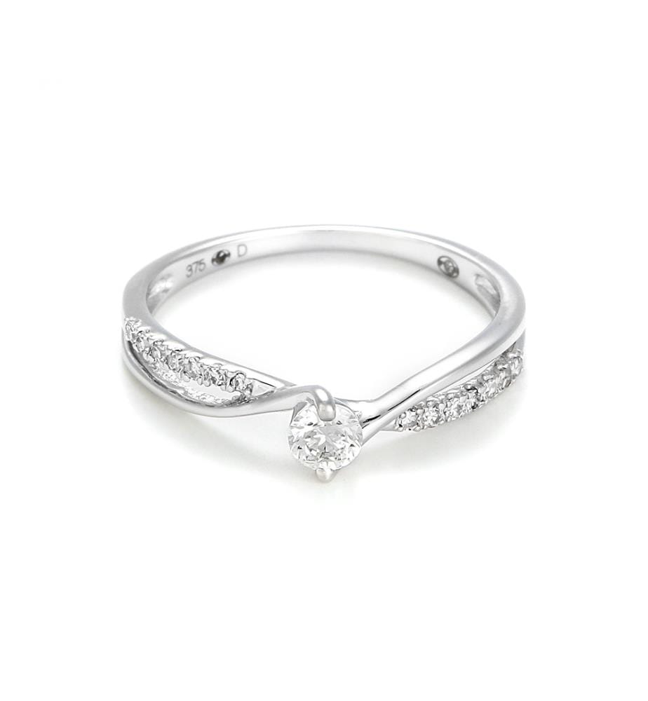Bague Solitaire Punto