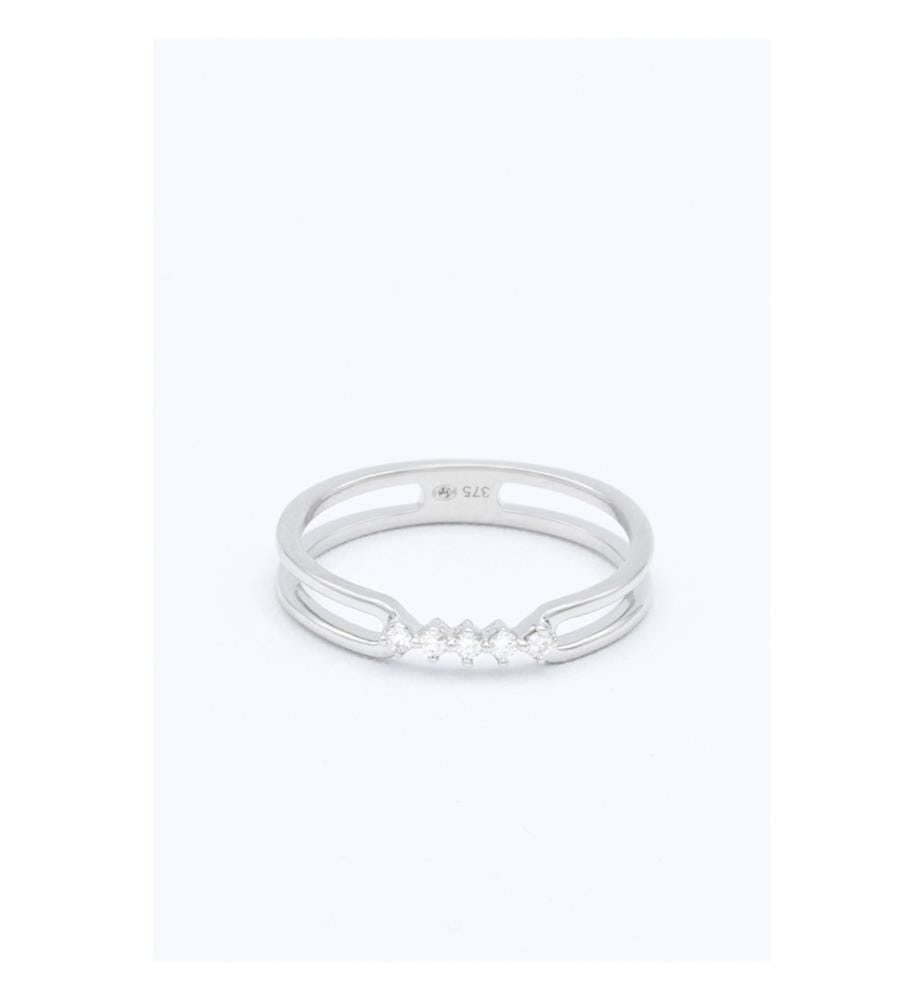 Bague Davina - Or Blanc