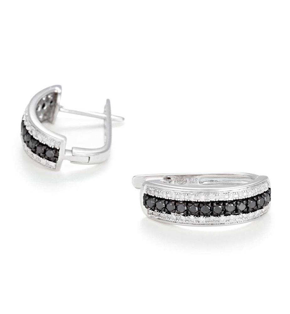 Boucles d'Oreilles - Or Blanc 375/1000
