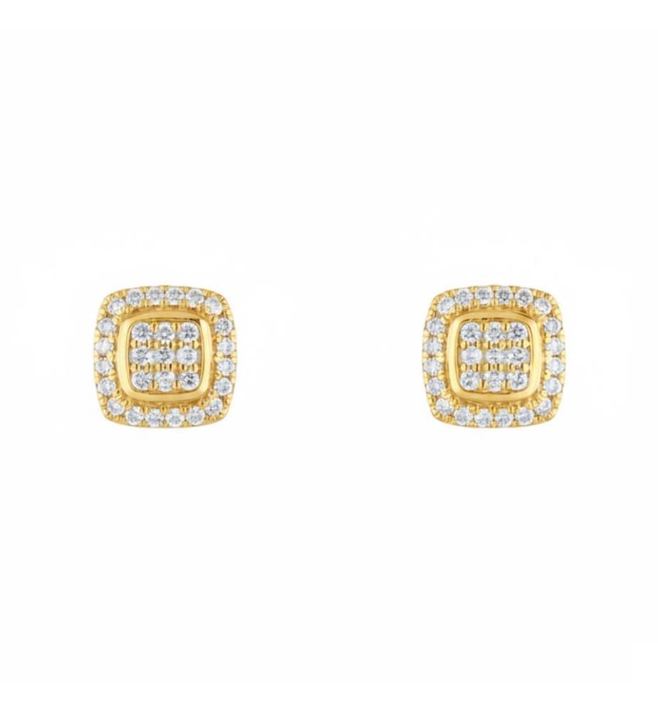 Boucles d'oreilles "Sweet Illusion" Diamants - Or Jaune