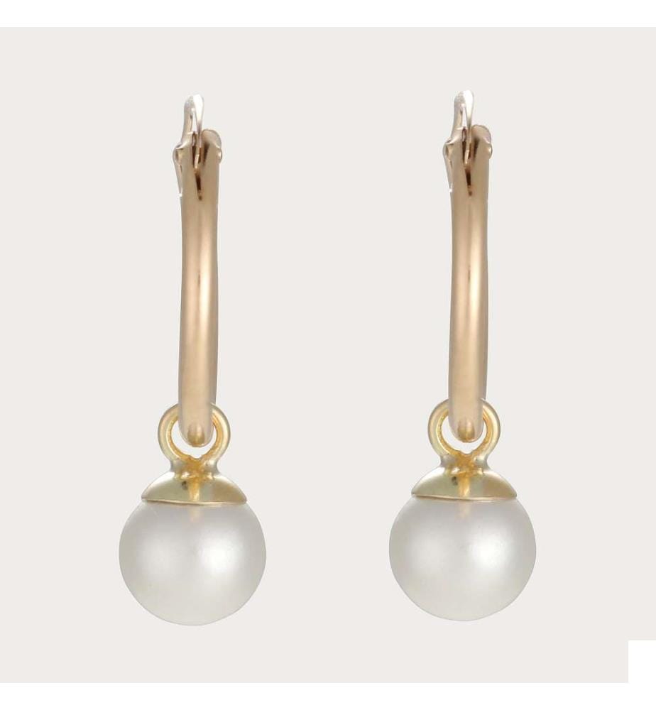 Boucles d'oreilles Isla Perla - Or jaune