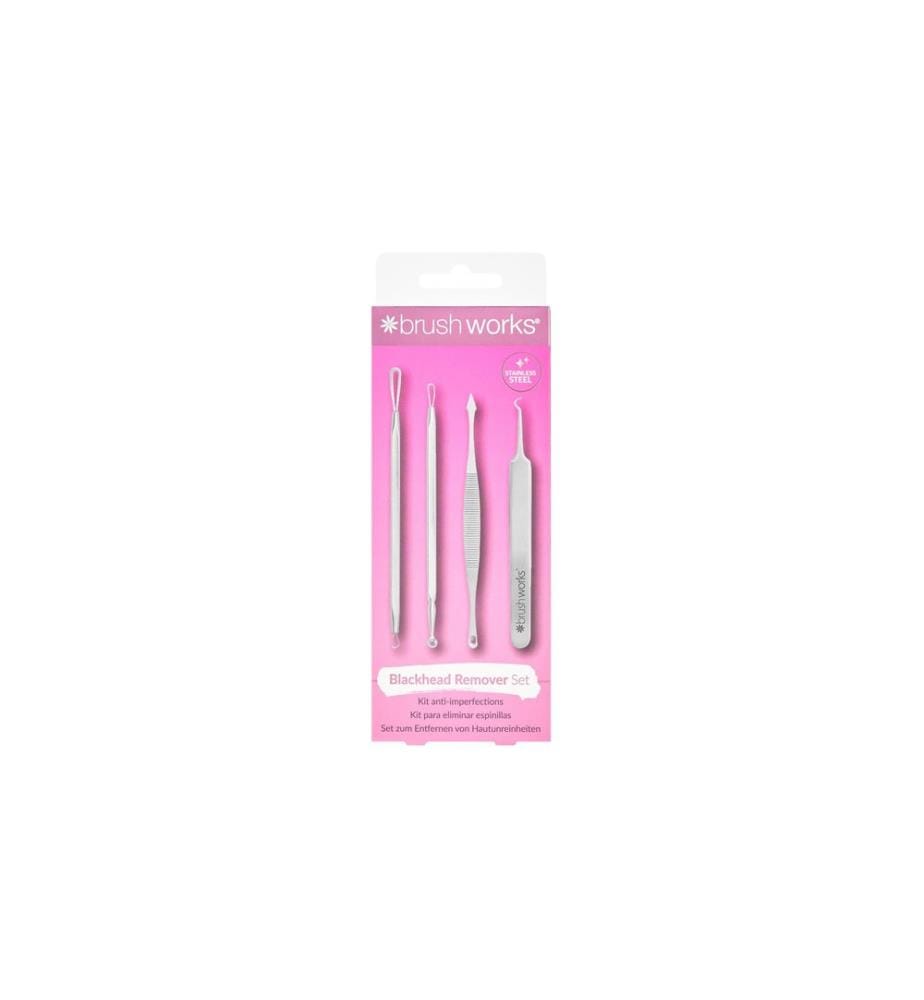 Brushworks Kit pour enlever les taches noires et les bleus Acier inoxydable, 4 pièces