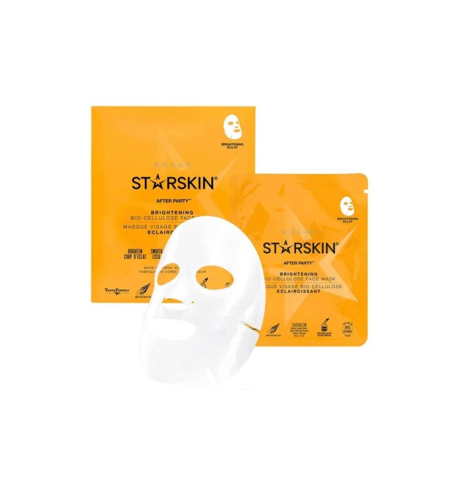 STARSKIN After Party Brightening Bio-Cellulose Face Mask (masque de visage en bio-cellulose) 30 ml