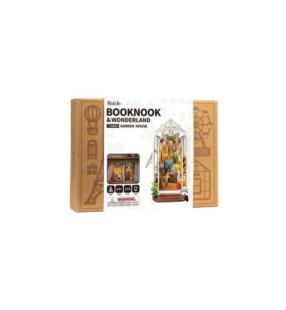 Kit de maison de jardin Book Nook Rolife