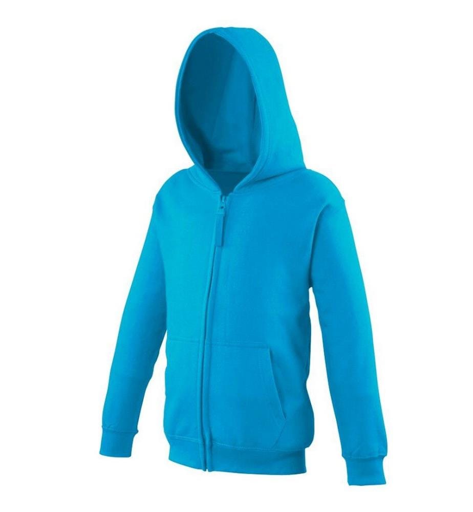 Awdis - Sweatshirt à capuche et fermeture zippée - Enfant unisexe