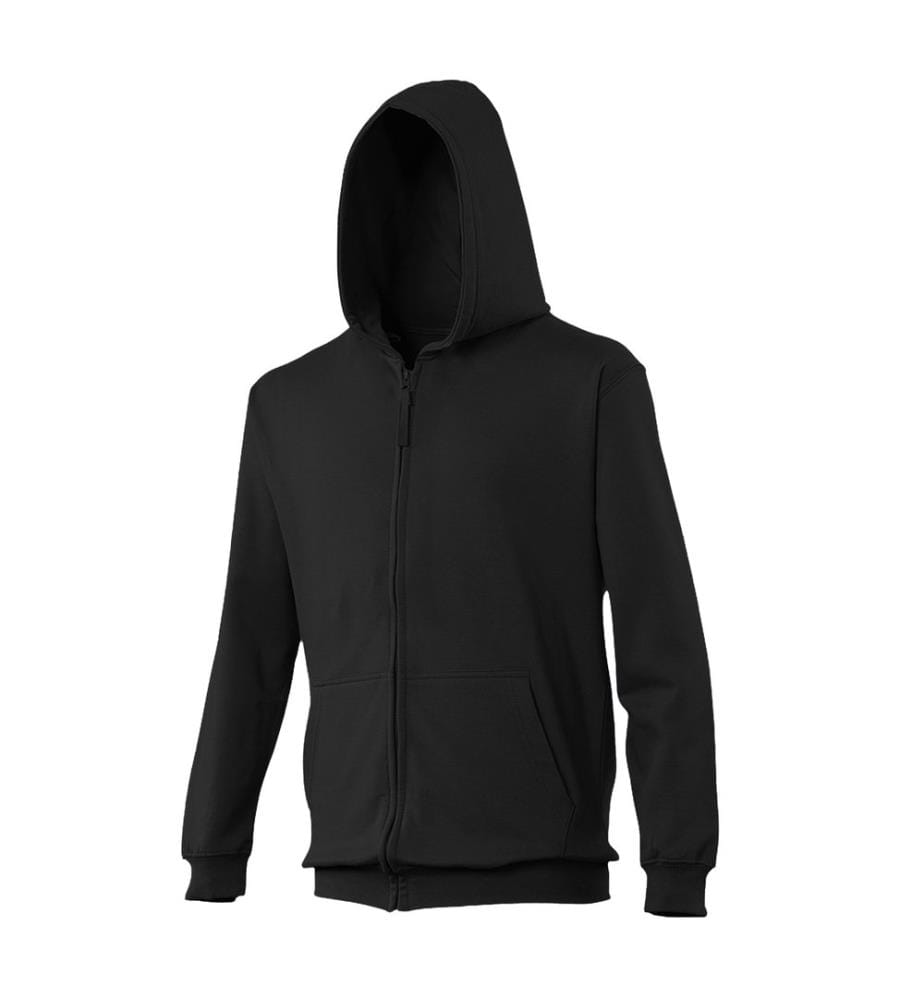 Awdis - Sweatshirt à capuche et fermeture zippée - Enfant unisexe