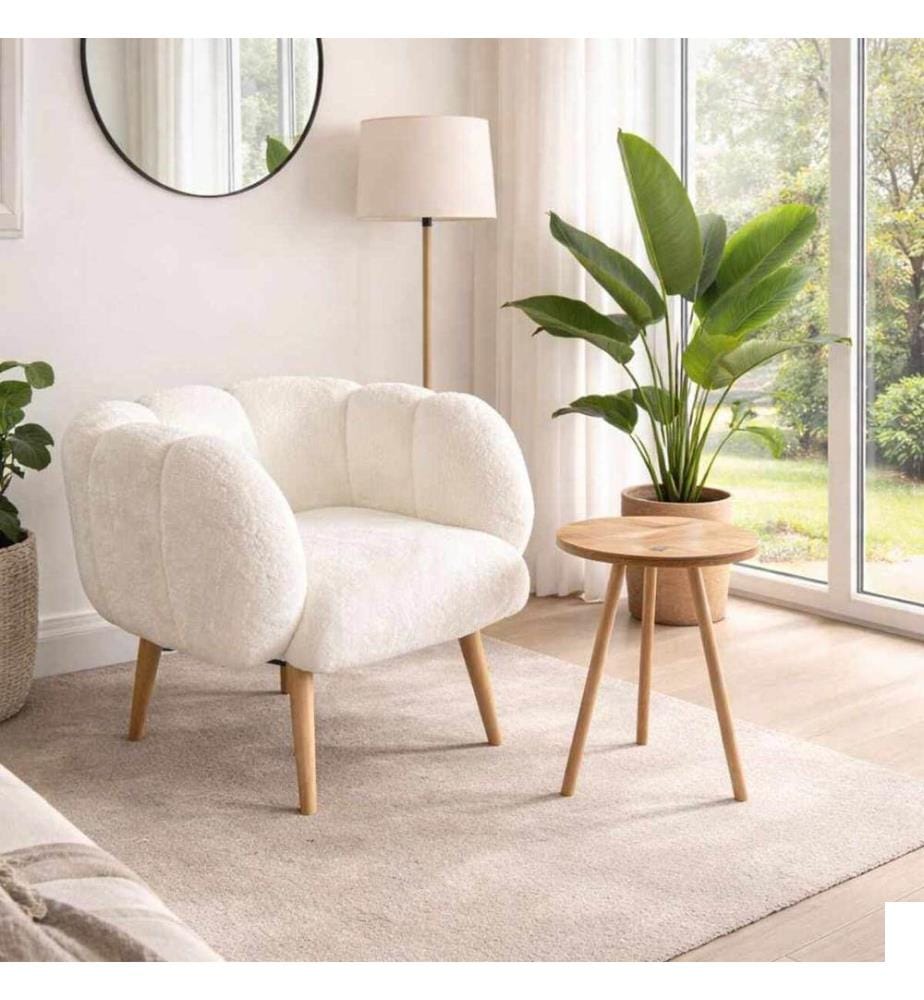 Ensemble 2 pièces chaise Wing et table d'appoint Lotus