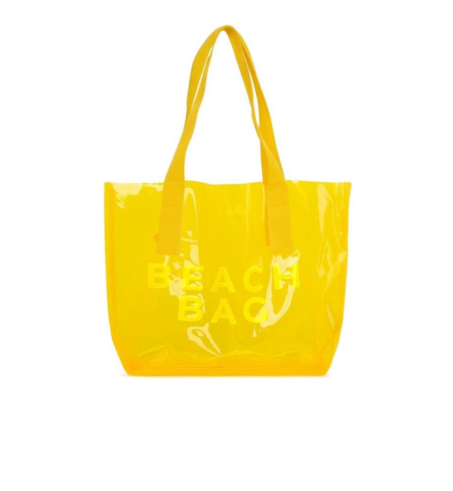 Sac fourre-tout, 100 % tissu textile, jaune