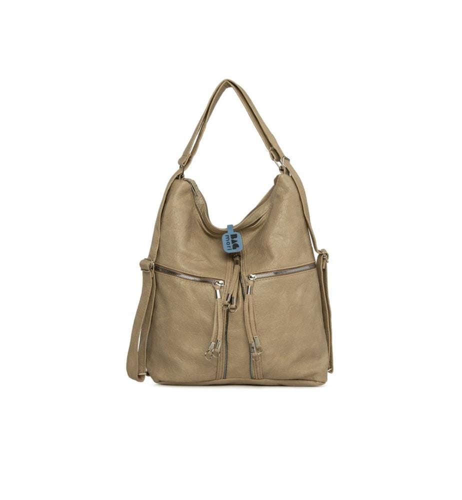 Sac bandoulière, 100 % simili cuir, vison