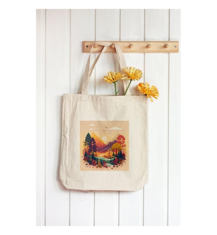 Sac fourre-tout, 100 % tissu laminé, multicolore