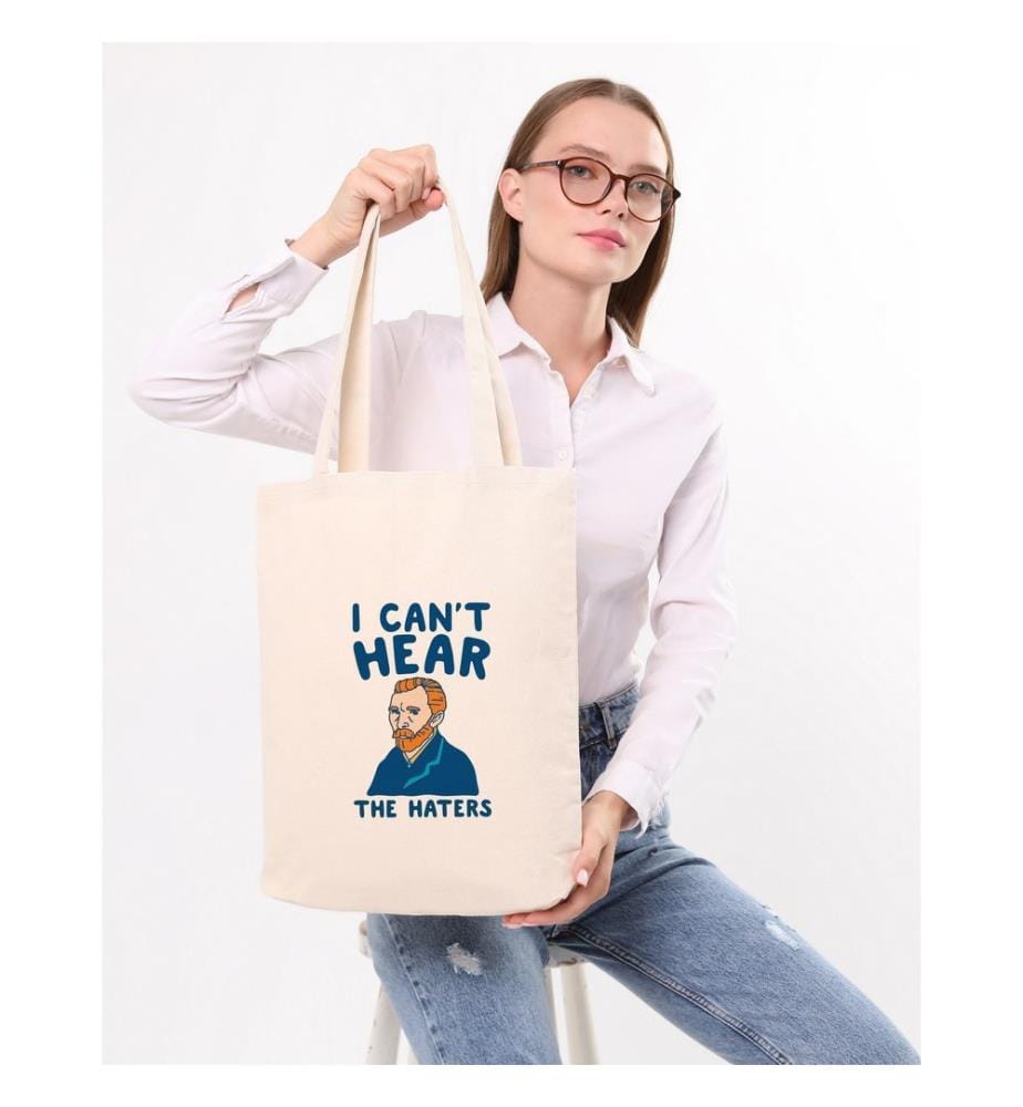 Sac cabas, 100 % coton, crème