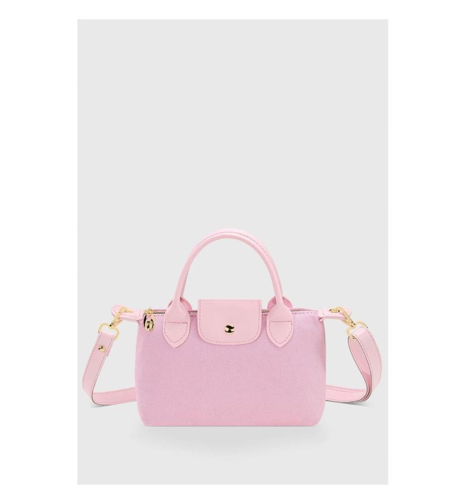 Sac bandoulière, 100 % cuir PU, rose