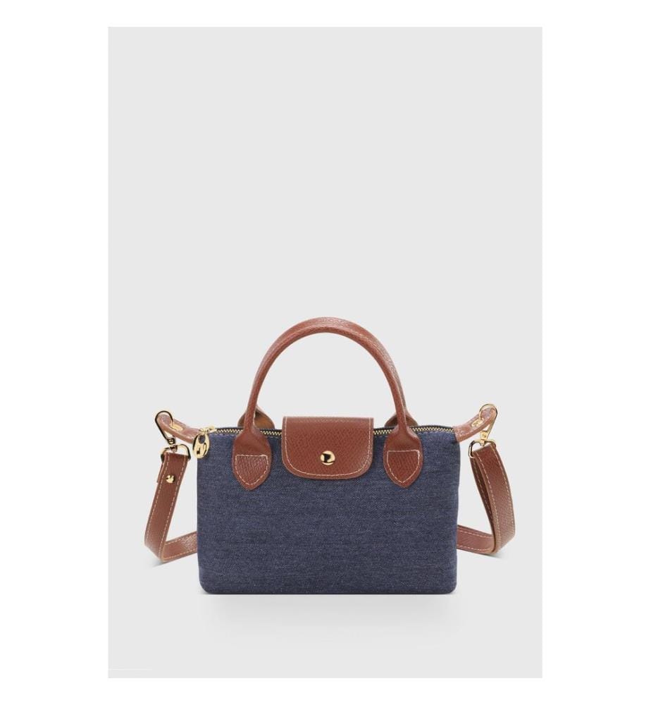 Sac bandoulière, 100 % polyester, bleu marine