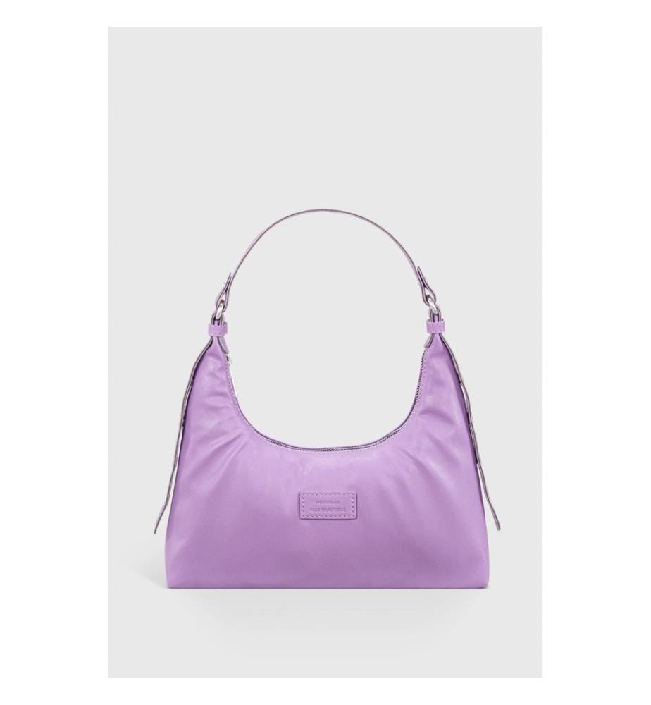 Sac à main, 100 % cuir PU, lilas