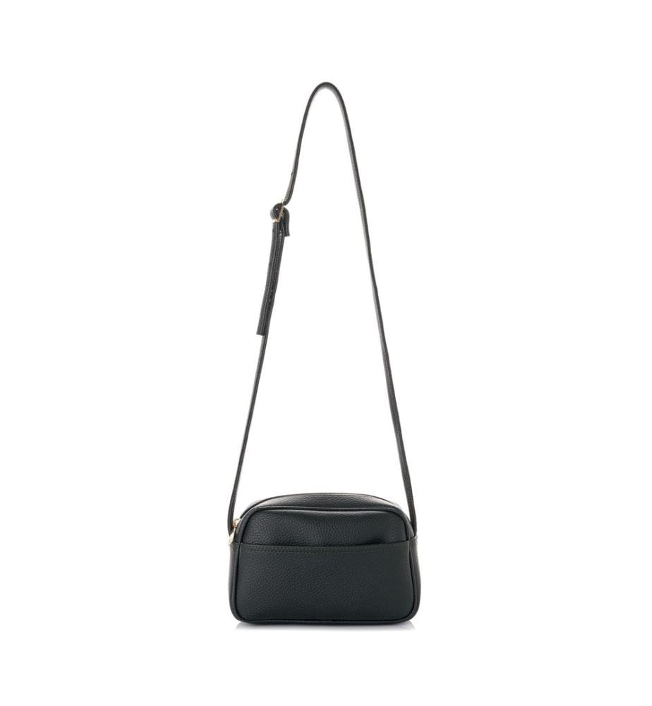 Sac bandoulière, 100 % cuir polyvinyle, vert foncé