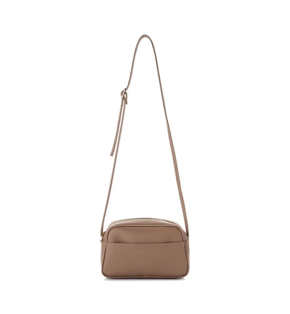 Sac bandoulière, 100 % cuir polyvinyle, vison