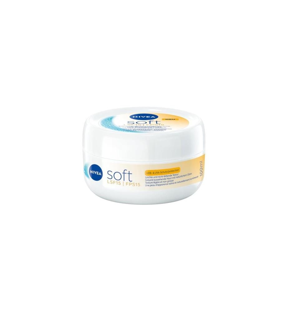 Crème hydratante rafraîchissante NIVEA Soft pot SPF 15 100 ml