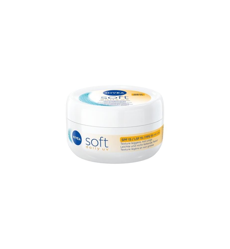 CRÈME HYDRATANTE RAFRAÎCHISSANTE NIVEA Soft POT SPF 15 200 ml