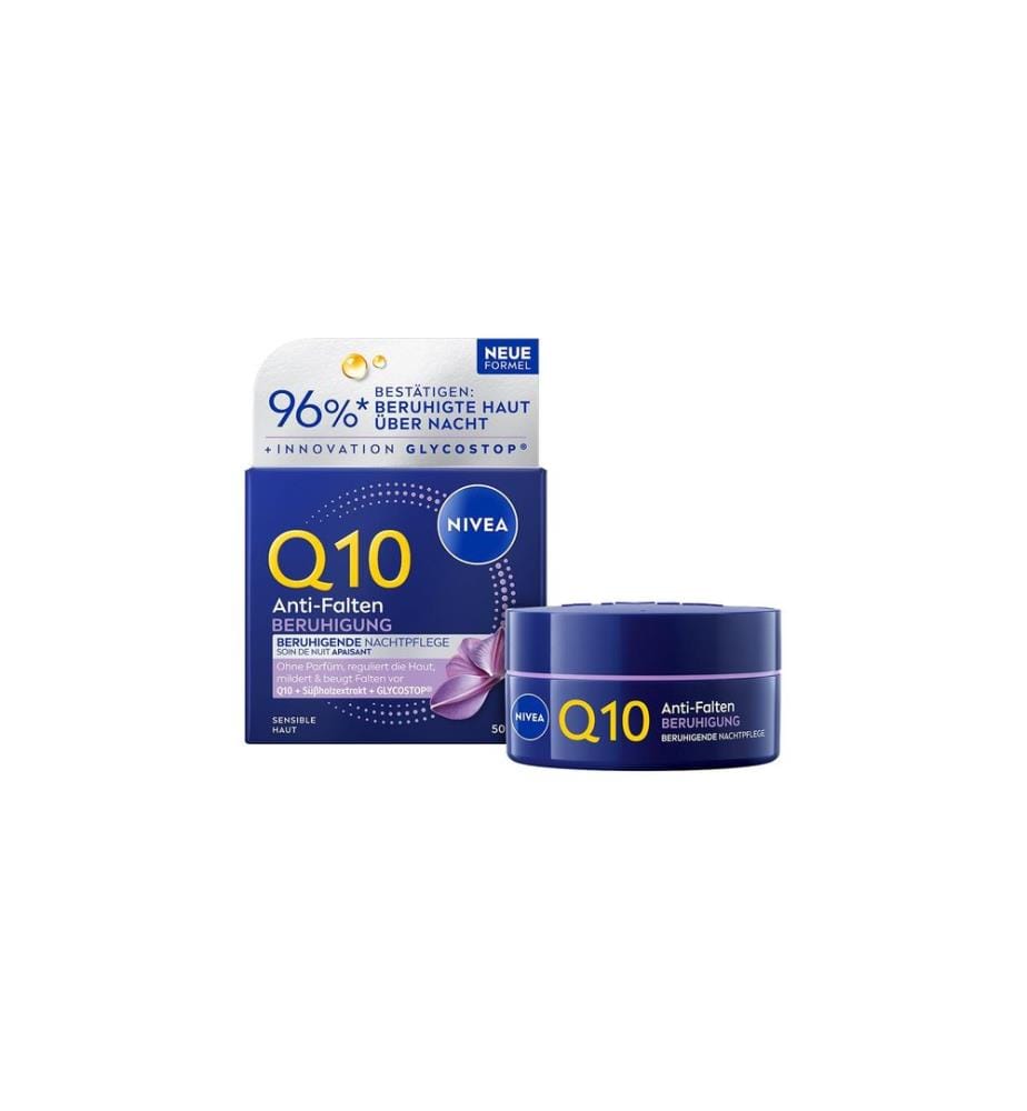 NIVEA Crème de nuit Q10 Anti-rides Apaisante 50 ml