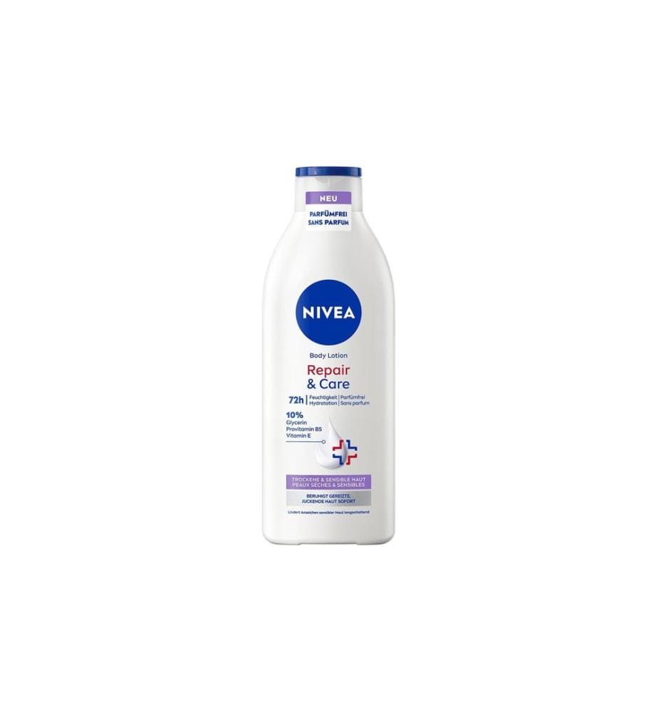 NIVEA Lait corporel Repair & Care Sensitive 400 ml