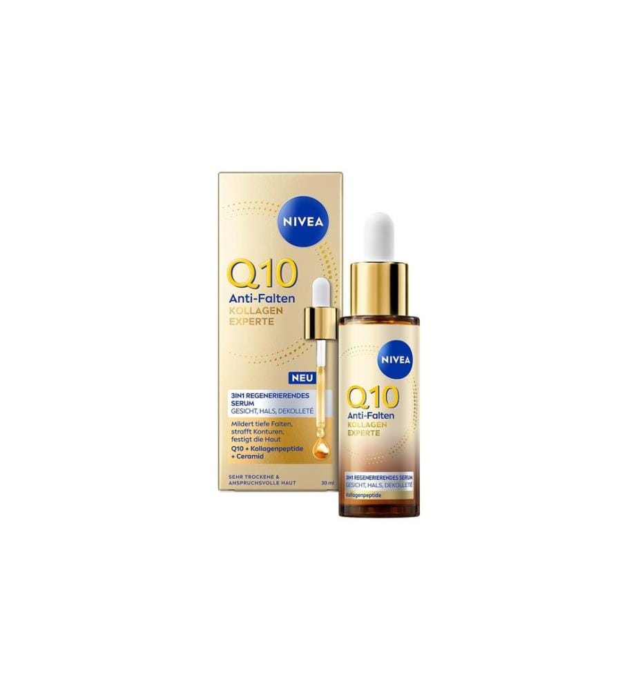 NIVEA Crème pour le visage CARE Q10 Collagène Sérum 3 en 1 30 ml