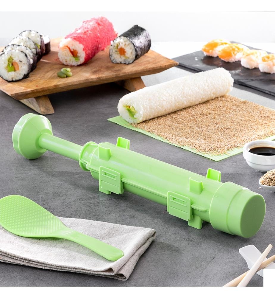 Set de sushi avec recettes Suzooka 3 pièces - Vert