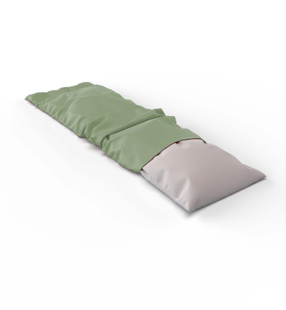Housse de coussin en satin uni pour personnes dormant sur le côté - Taille unique