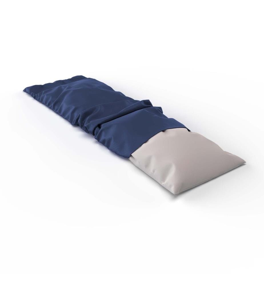 Housse de coussin en satin uni pour personnes dormant sur le côté - Taille unique