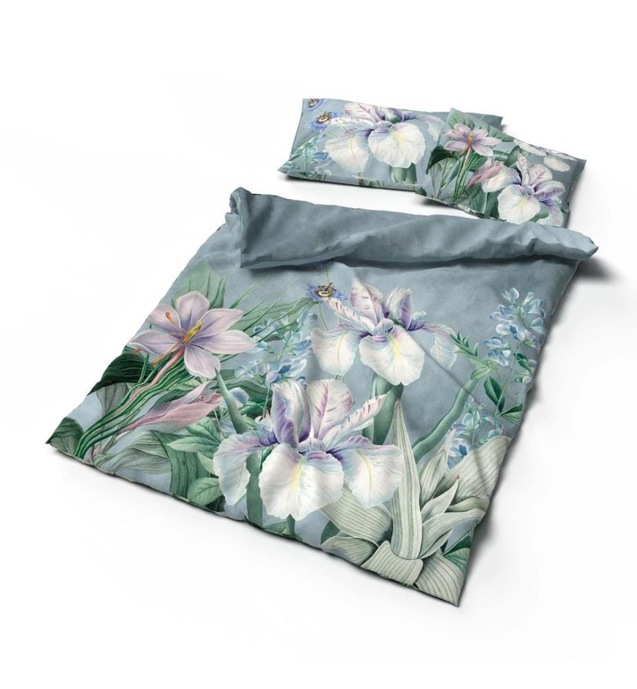 Parure de lit Création en satin Iris - 160 x 210 cm