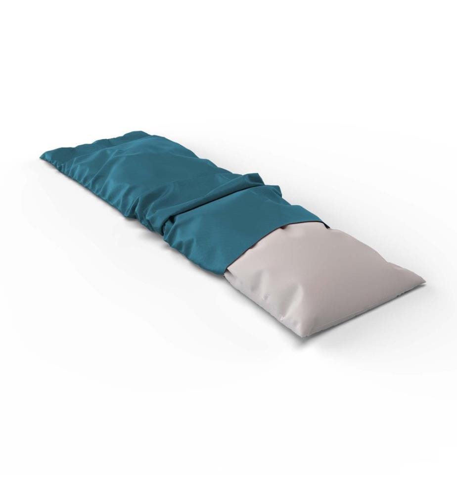 Housse de coussin en satin uni pour personnes dormant sur le côté - Taille unique