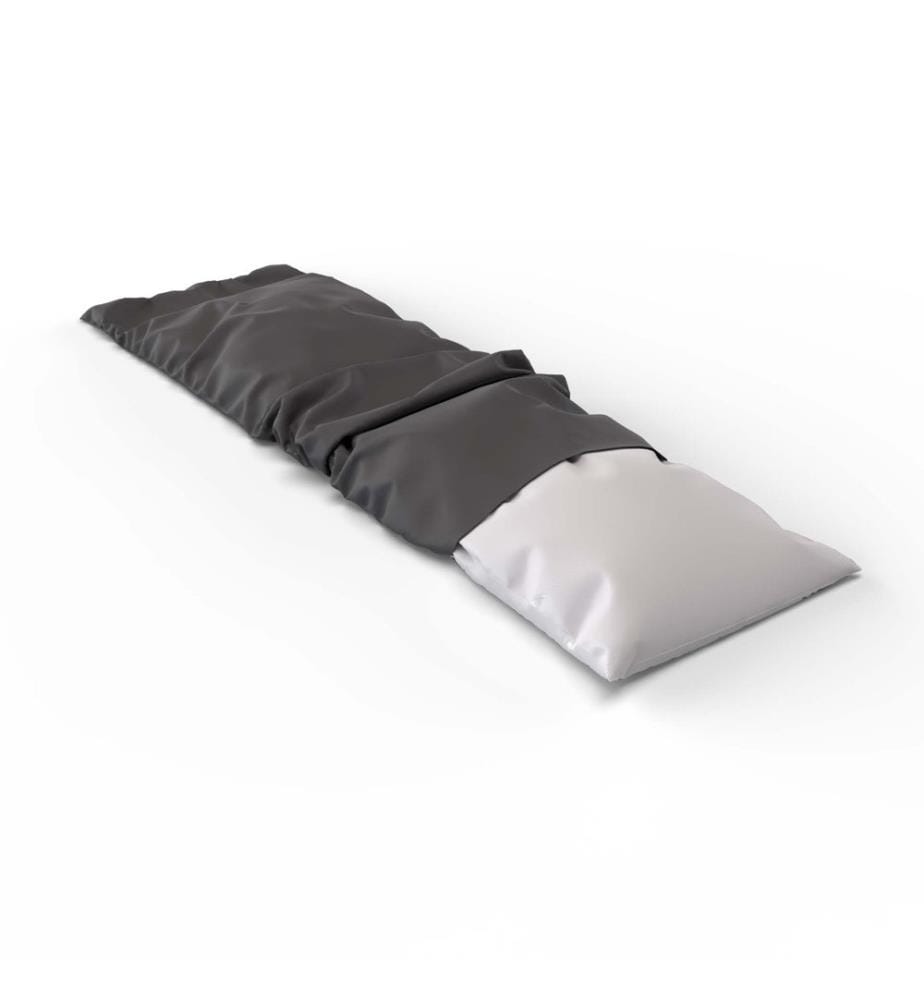 Housse de coussin en satin uni pour personnes dormant sur le côté - Taille unique
