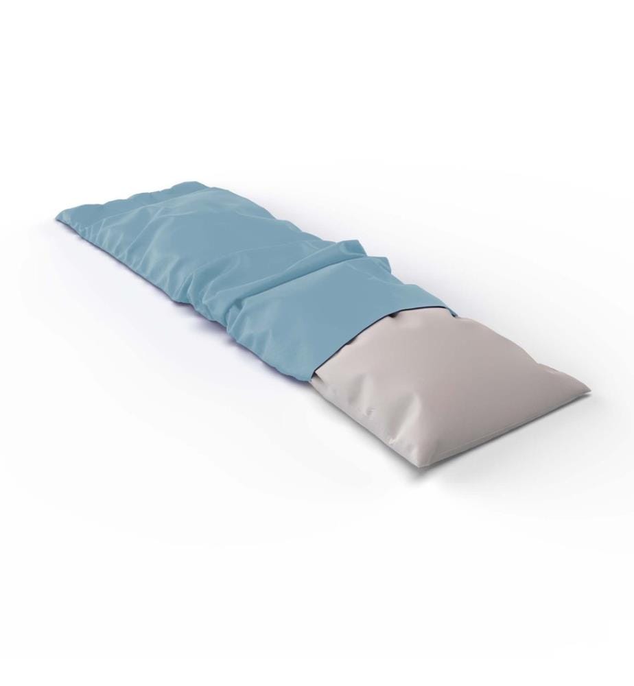 Housse de coussin en satin uni pour personnes dormant sur le côté - Taille unique