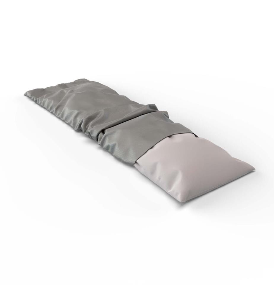 Housse de coussin en satin uni pour personnes dormant sur le côté - Taille unique