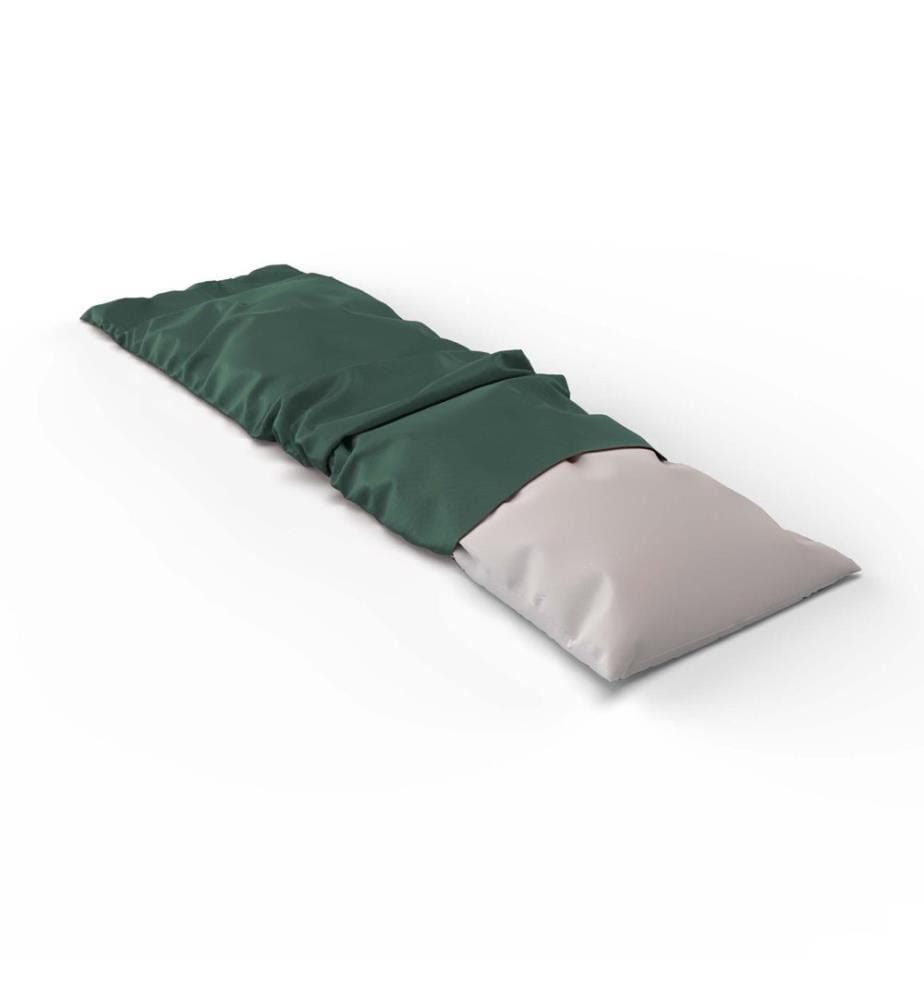 Housse de coussin en satin uni pour personnes dormant sur le côté - Taille unique