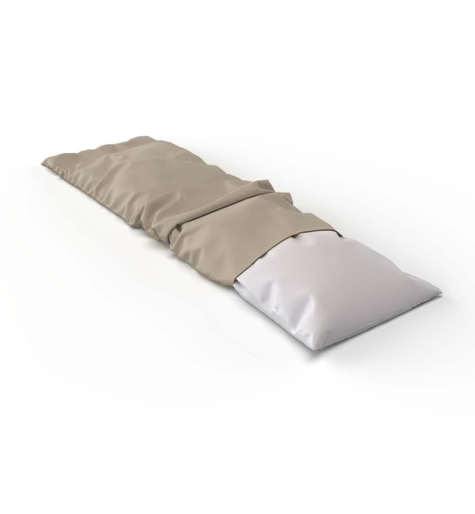 Housse de coussin en satin uni pour personnes dormant sur le côté - Taille unique