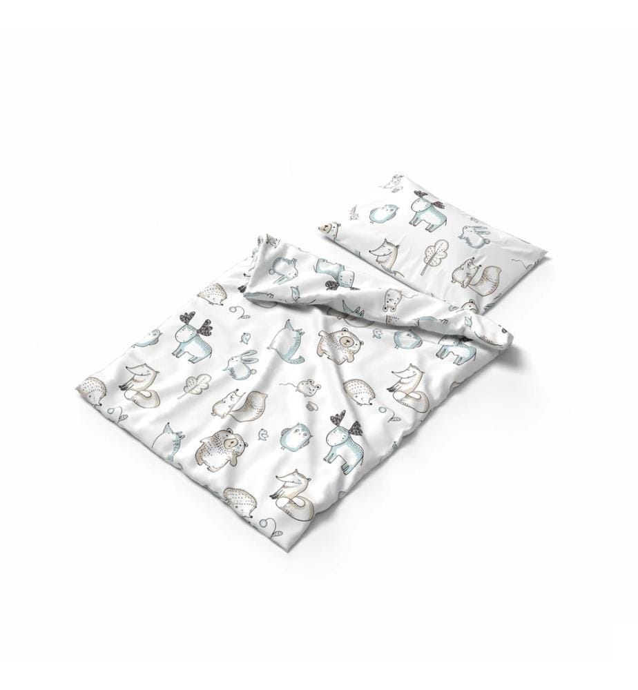 Parure de lit pour enfants « Forest animals » - 90 x 120 cm