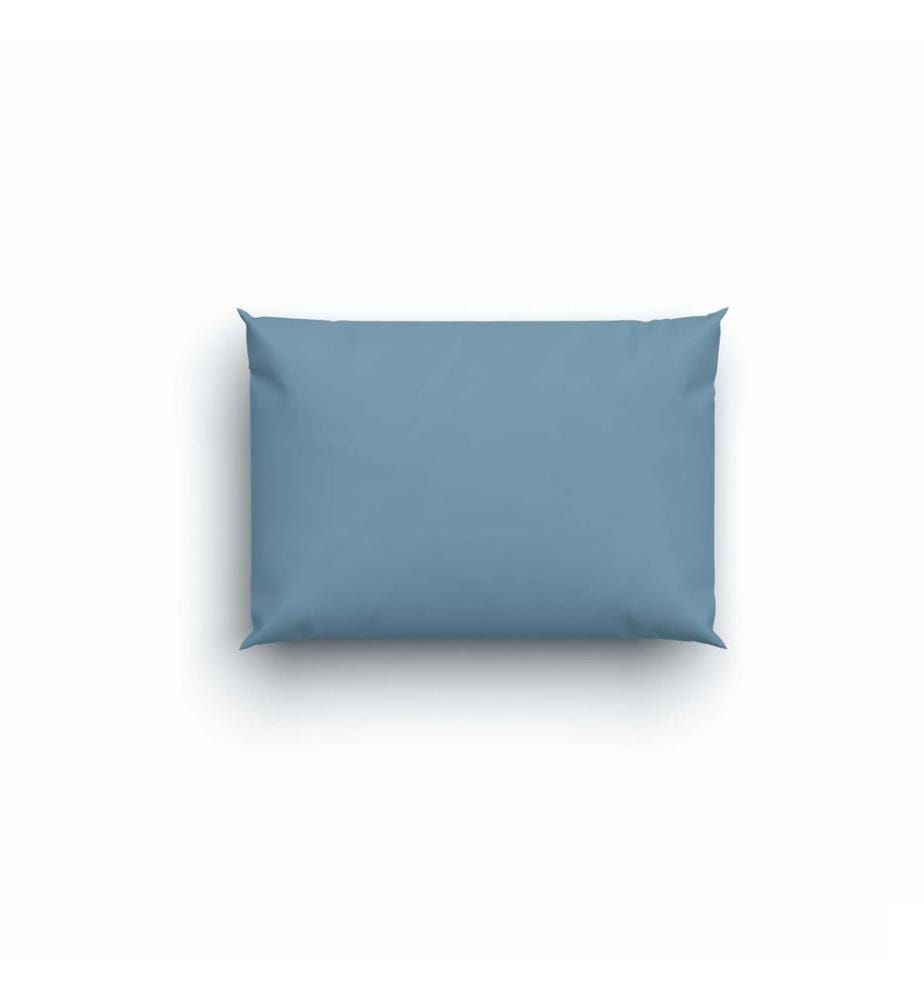 Parure de lit pour enfants en satin uni - 60 x 40 cm
