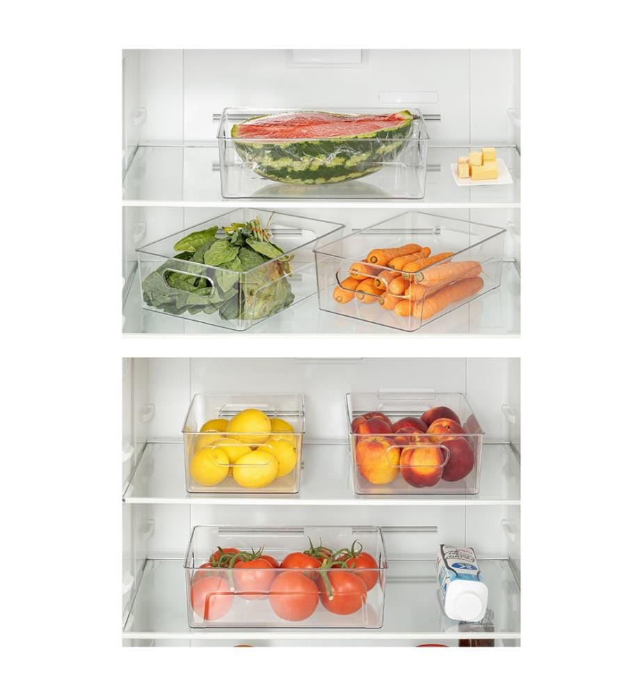 Lot d'accessoires de rangement pour réfrigérateur (3 pièces) - Transparent