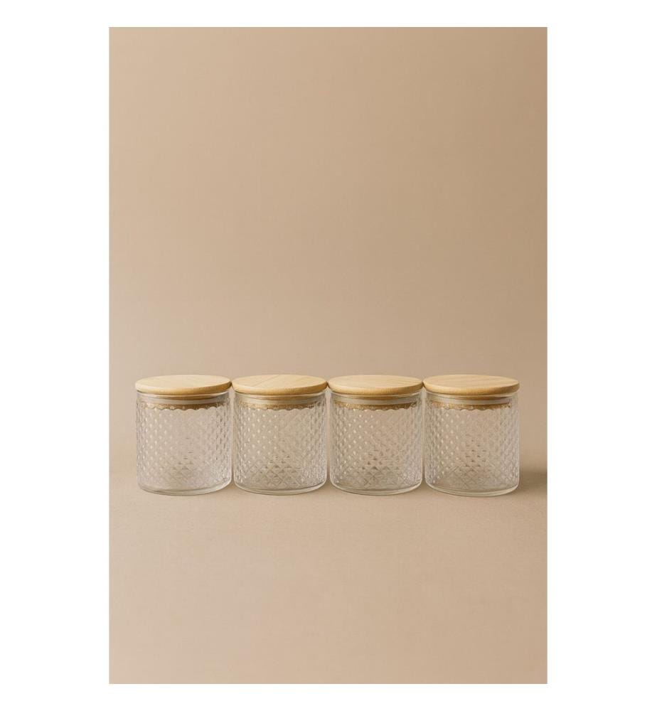Lot de boîtes de rangement (8 pièces) - Transparentes