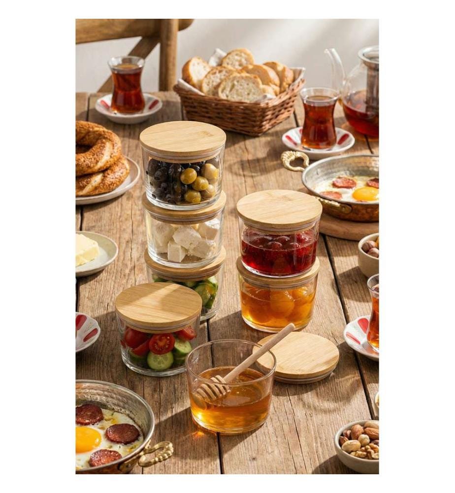Lot de boîtes de rangement (12 pièces) - Transparentes